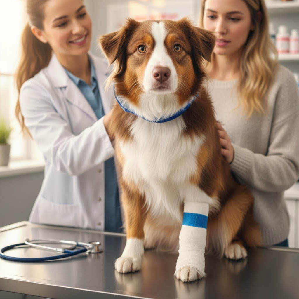 cuidado perro veterinario